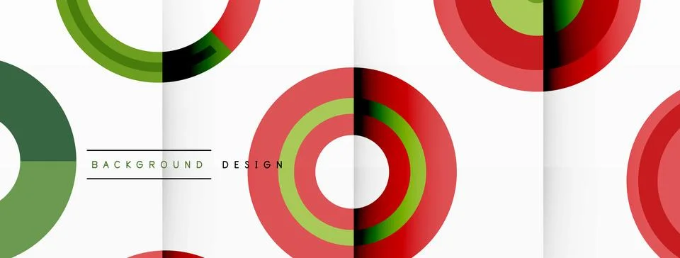 Vibrant and eye-catching vector background featuring a grid of colorful circles Stock Illustration