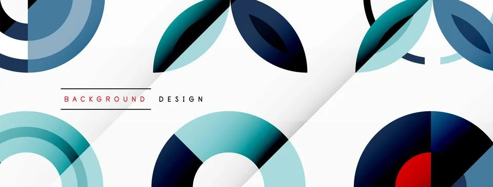 Vibrant and eye-catching vector background featuring a grid of colorful circles Stock Illustration
