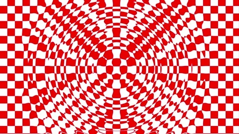 A vibrant and mesmerizing abstract background featuring a red and white che.. Stock Footage 305716071