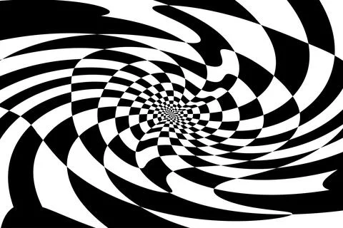 Vibrant and mesmerizing abstract psychedelic vector art background Иллюстрация
