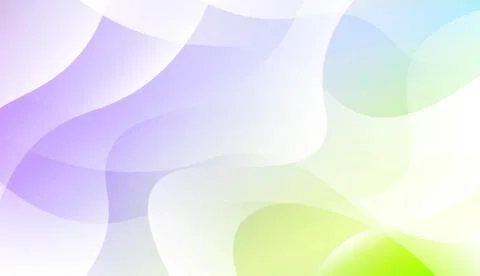 Vibrant And Smooth Gradient Soft Colors Wave Geometric Shape. For Cover Page, Illustrazione stock