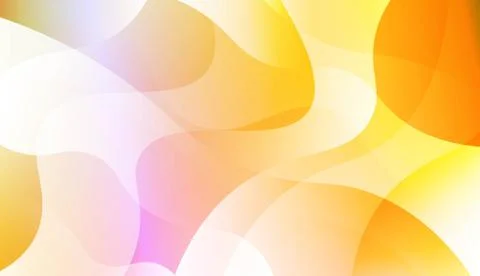 Vibrant And Smooth Gradient Soft Colors Wave Geometric Shape. For Cover Page, Stock Illustration