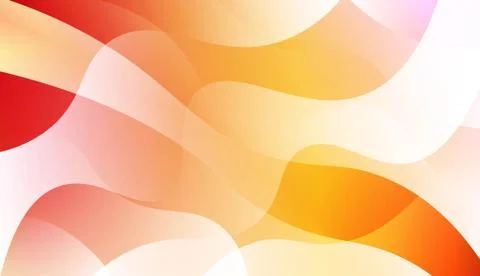 Vibrant And Smooth Gradient Soft Colors Wave Geometric Shape. For Cover Page, Stock Illustration