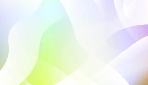 Vibrant And Smooth Gradient Soft Colors Wave Geometric Shape. For Cover Page, Stock Illustration