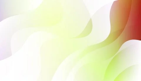 Vibrant And Smooth Gradient Soft Colors Wave Geometric Shape. For Cover Page, Stock Illustration