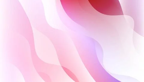 Vibrant And Smooth Gradient Soft Colors Wave Geometric Shape. For Cover Page, Stock Illustration