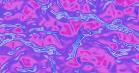 Vibrant and vivid abstract background of 3D liquid texture waves. Mesmerizing Video stock 278087121