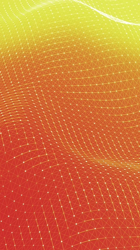 Vibrant animated background featuring swirling orange and yellow waves Stock Footage 283732851