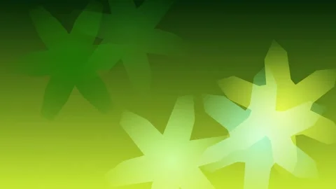 Vibrant Animated Background with Floating Green and Blue Star Shapes Stock Footage 328497270