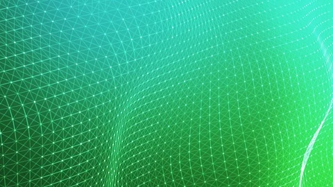 Vibrant animated background with flowing particle dot network, seamless Stock Footage 289757054
