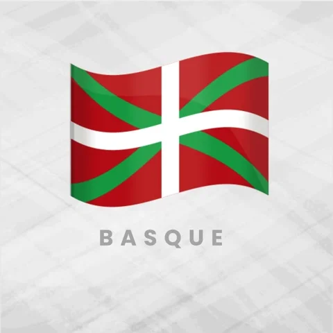 Vibrant Animated Basque Flag Waving with Dynamic Motion and Bold Ikurria De.. 스톡 동영상 334566081