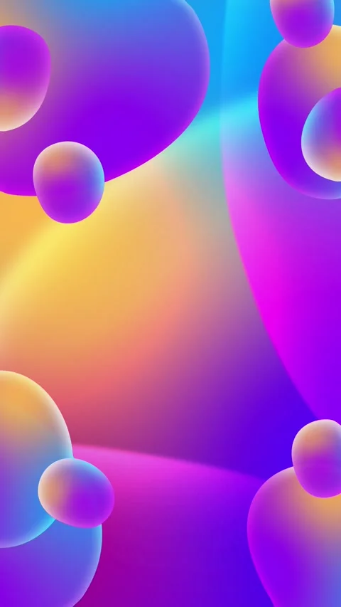 Vibrant animated fluid liquid background, dynamic flowing oil shapes Vídeos de archivo 289681950