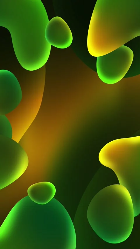 Vibrant animated liquid background, flowing oil shapes and colorful forms Video stock 289682442