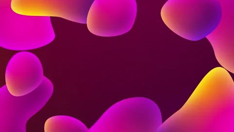 Vibrant animated presentation background, flowing colorful liquid shapes  Vídeos de archivo 282785645