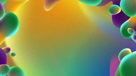 Vibrant animated presentation background, flowing fluid liquid shapes  Stock Footage 282785687