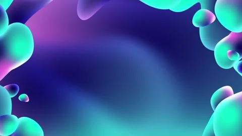 Vibrant animated presentation background, fluid liquid shapes Video stock 282785522