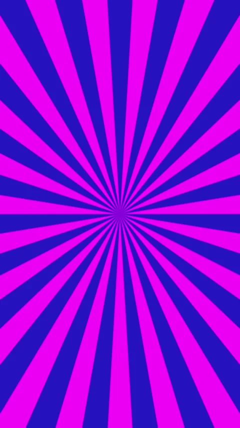 Vibrant animation background featuring radial stripes in shades of purple and Stock Footage 321904764