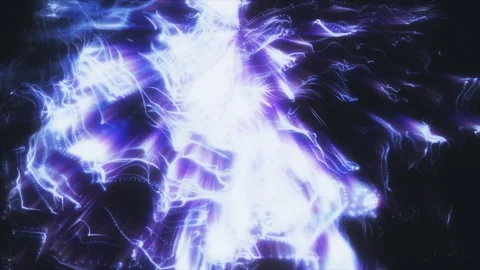 Vibrant animations with intricate patterns on a dark backdrop Stock Footage 317315633