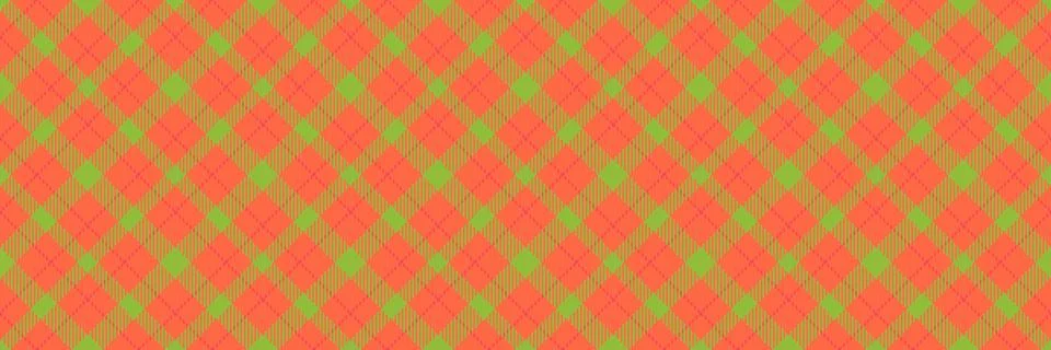 Vibrant argyle pattern in coral and lime green.  Perfect for textile design,  Stock Illustration
