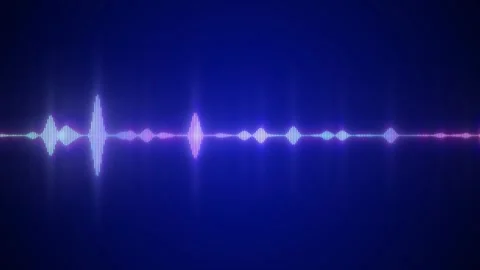 Vibrant Audio Spectrum Visualizer With Dynamic Soundwave Motion Stock Footage 323779190