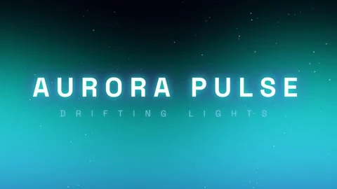 Vibrant Aurora Pulse Night Sky Background: Celestial Borealis Energy Flow Vídeos de archivo 337656312