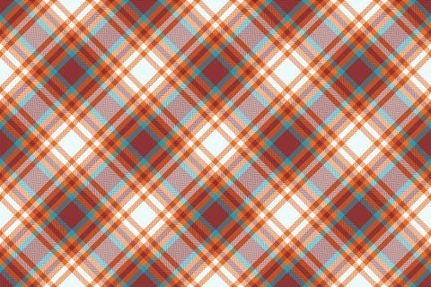 Vibrant autumnal plaid pattern.  Perfect for textile design, fashion, fall .. Stock Illustration