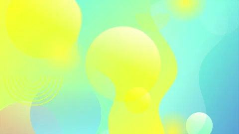 Vibrant background composition with abstract shapes and geometric elements Stock Footage 311612671