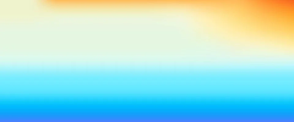 Vibrant background featuring a smooth transition from bright orange in the .. Stock Illustration