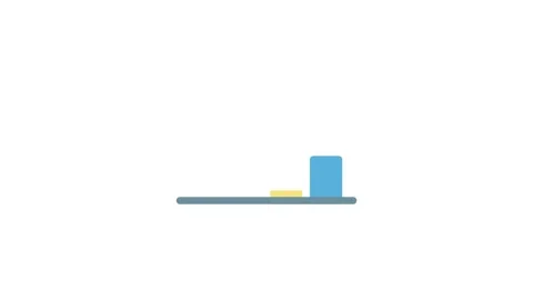 A vibrant bar chart with various colored bars representing different data s.. Stock Footage 332849729