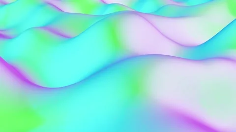 Vibrant bg color smooth wave able to loop endless Stock Footage 319695388