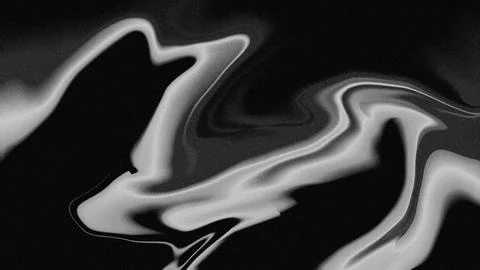 Vibrant black white liquid style noise blur grainy effect background 库存插图