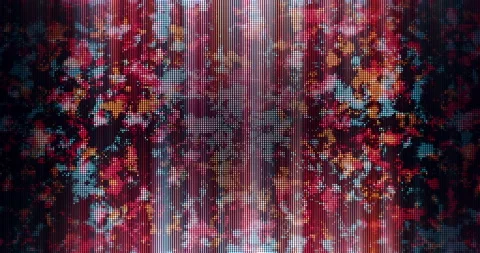 Vibrant Blinking  Disco Wall Animation Loopable Stock Footage 159415750