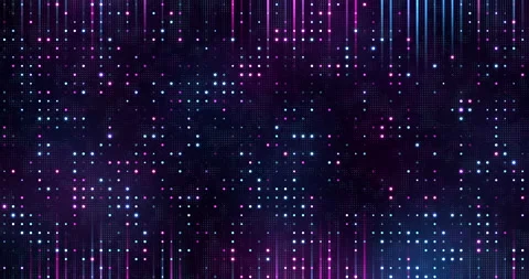 Vibrant Blinking Squares Disco Wall Animation Loopable Stock Footage 159415841
