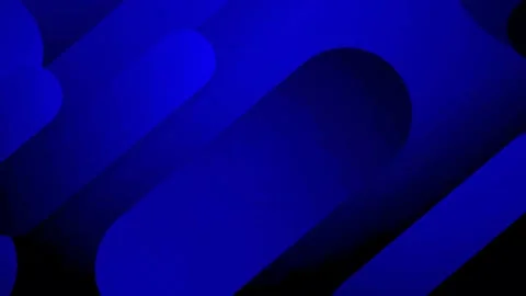 Vibrant blue abstract background with dynamic shapes and lights Stock Footage 322717118