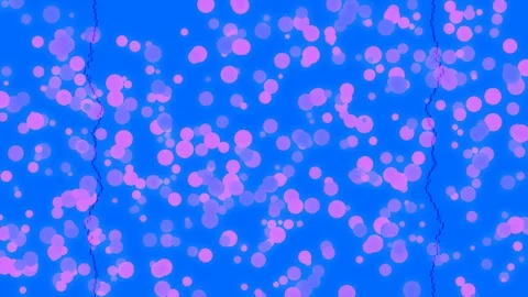 Vibrant blue abstract bokeh bubble texture background seamless motion graphic Stock Footage 339798120
