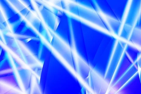 Vibrant blue abstract digital background white light rays Stock Illustration