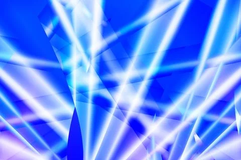 Vibrant blue abstract digital background white light rays Stock Illustration