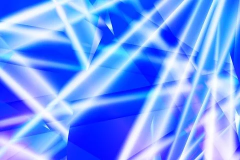 Vibrant blue abstract digital background white light rays Stock Illustration