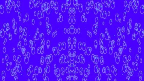 Vibrant blue abstract glowing bubbles background animation for festive moti.. Stock Footage 339498631
