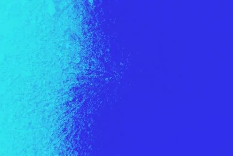 Vibrant blue abstract gradient with a textured, speckled spray effect along.. イラスト素材