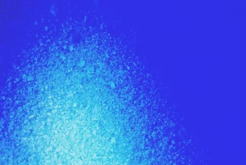 Vibrant blue abstract gradient with a textured, speckled spray effect along.. Stock Illustration