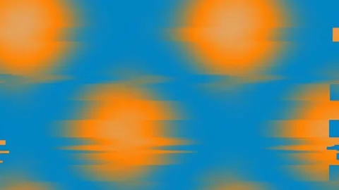 Vibrant blue and orange abstract liquid gradient background animation Stock Footage 340377789