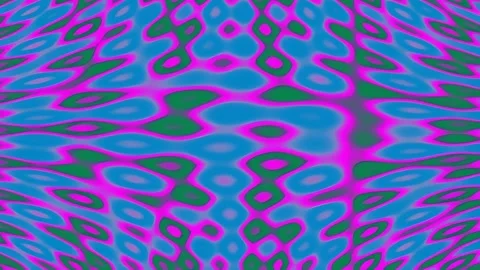 Vibrant blue and pink liquid abstract geometric wave background texture loop Stock Footage 341056945