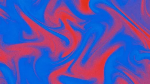 Vibrant Blue and Red Abstract Liquid Swirls Flowing Seamlessly. Video stock 339918721
