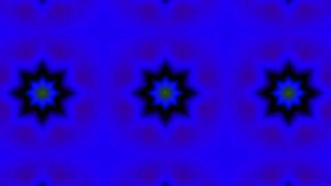 Vibrant blue background with glowing starburst patterns Stock Footage 337956514