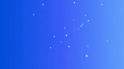 Vibrant blue background with glowing white dots Stock Illustration