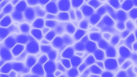 Vibrant blue background pulses with glowing, irregular shapes Stock Illustration
