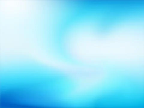 Vibrant blue blurred gradient abstract wavy background texture template for.. Stock Illustration