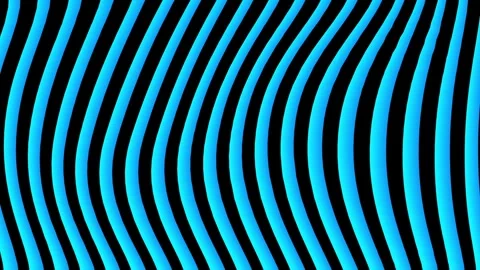 Vibrant blue curves in abstract pattern. Stock Footage 286408857