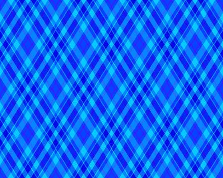 Vibrant blue diagonal plaid pattern. Perfect for textile design, web backgrou Illustrazione stock